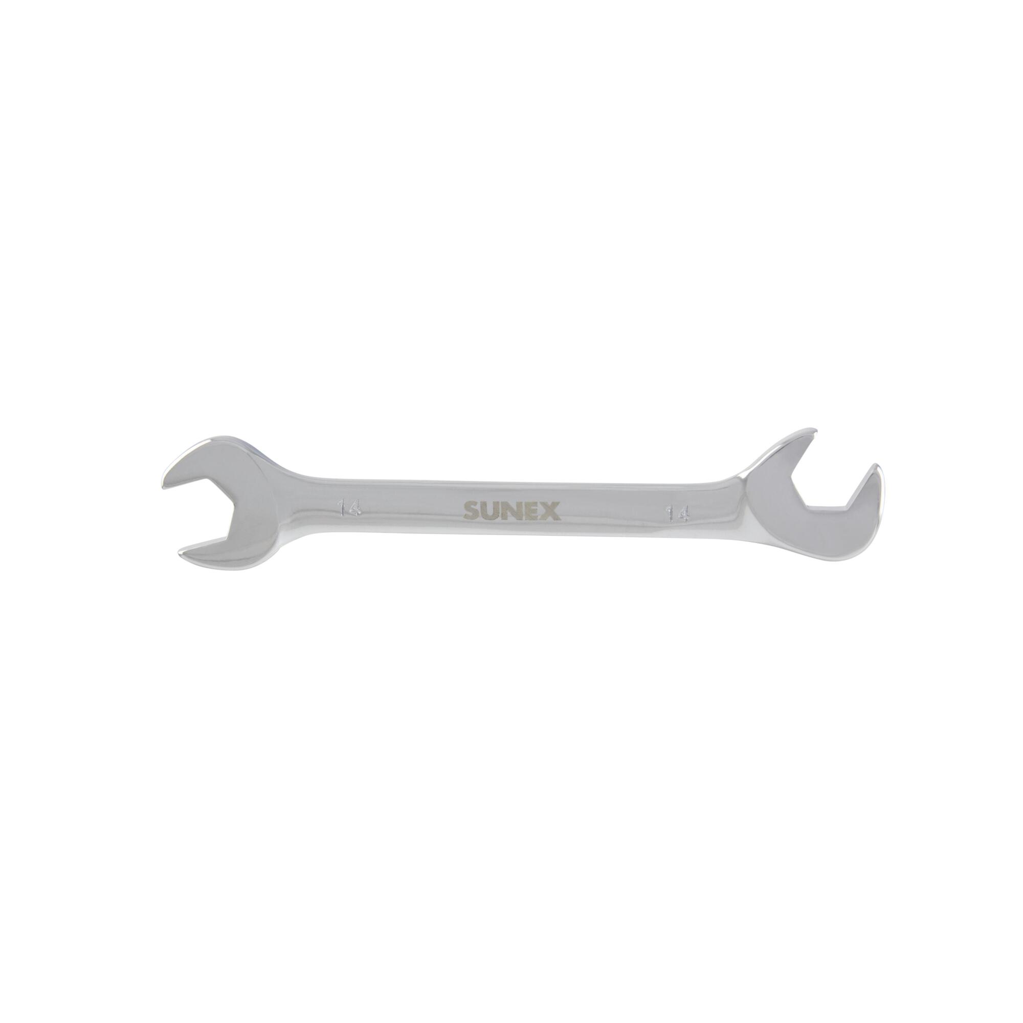 Sunex Tools Full Polish Angled Head Wrench — 14mm, Alloy Steel, Model# 991409MA